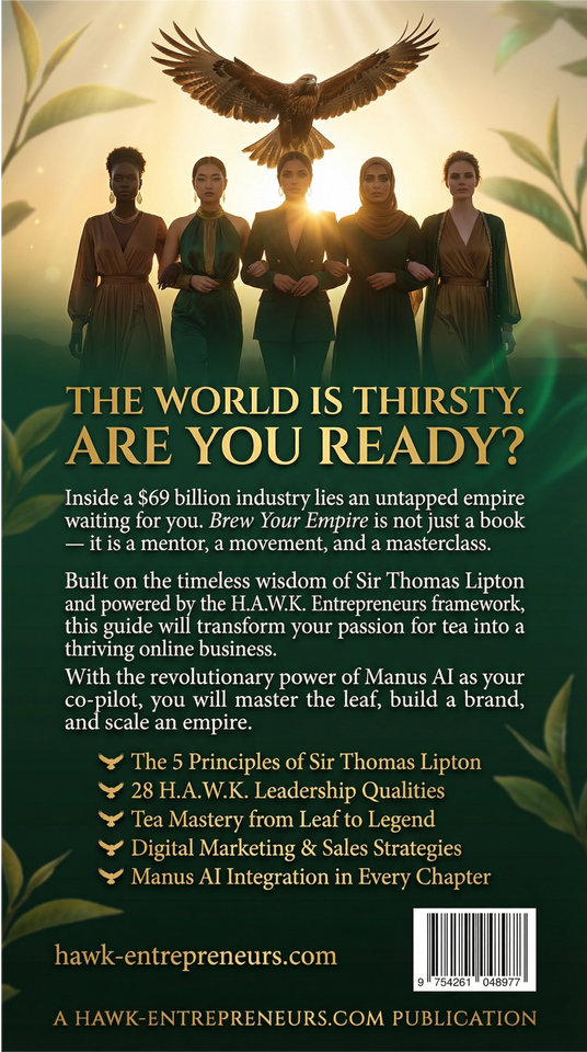 Brew Your Empire: The H.A.W.K. Entrepreneur’s Guide to Dominating the Online Tea Industry
